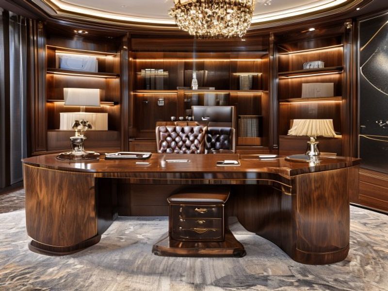 High-end executive office furniture corporate desks